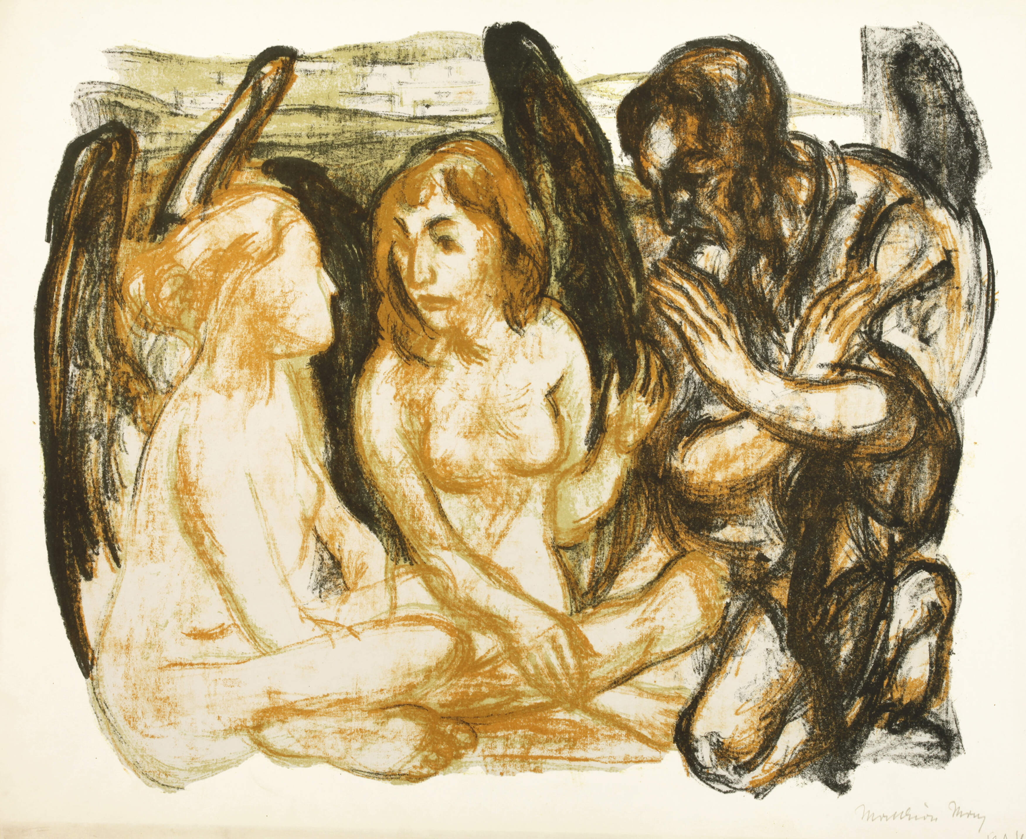 Matthias May, "Abraham und die Engel"