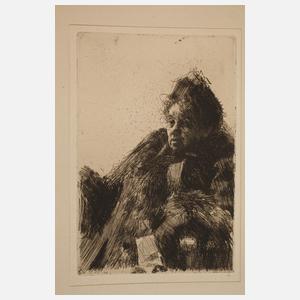 Anders Zorn, Paar Graphiken