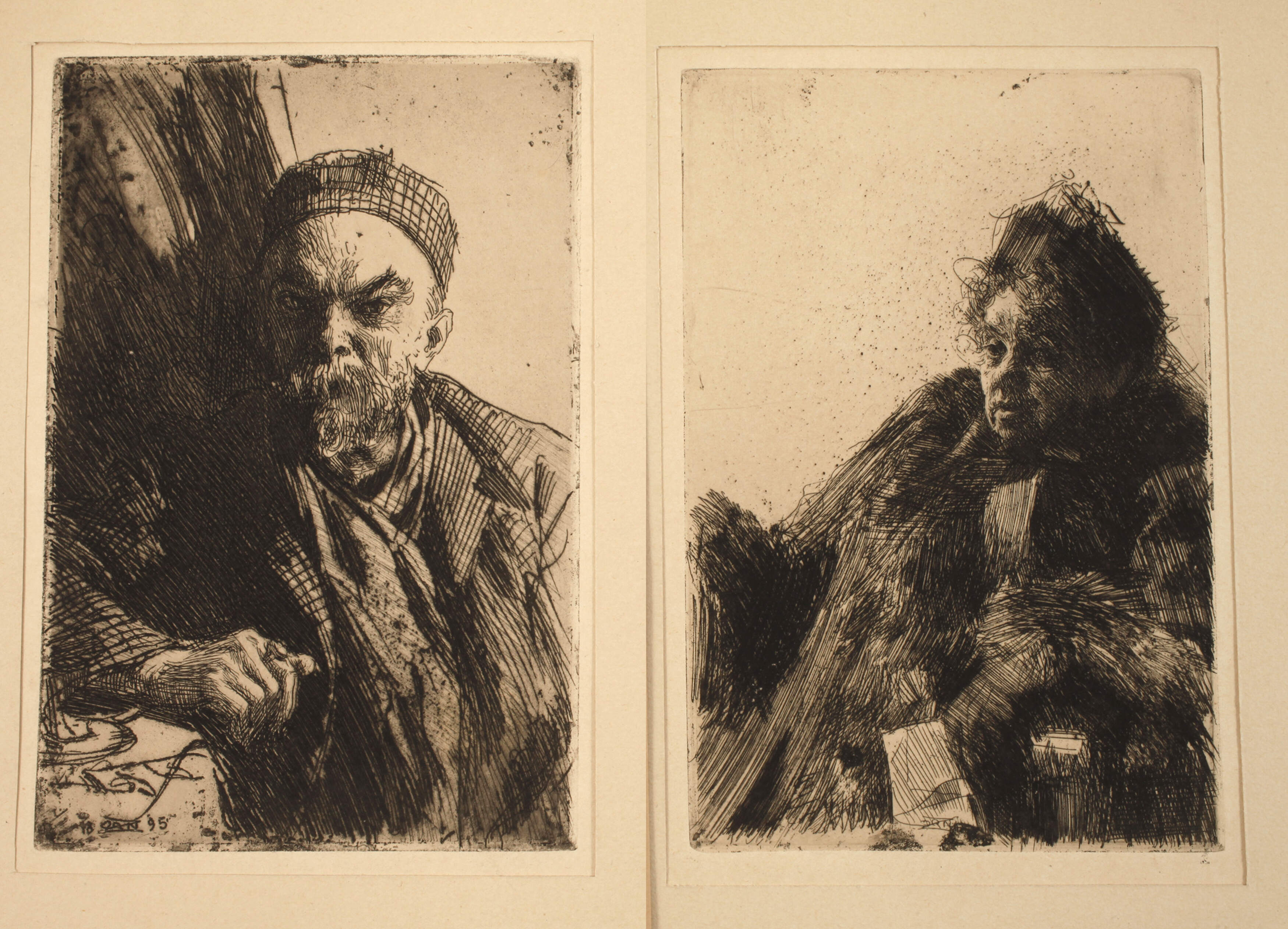 Anders Zorn, Paar Graphiken