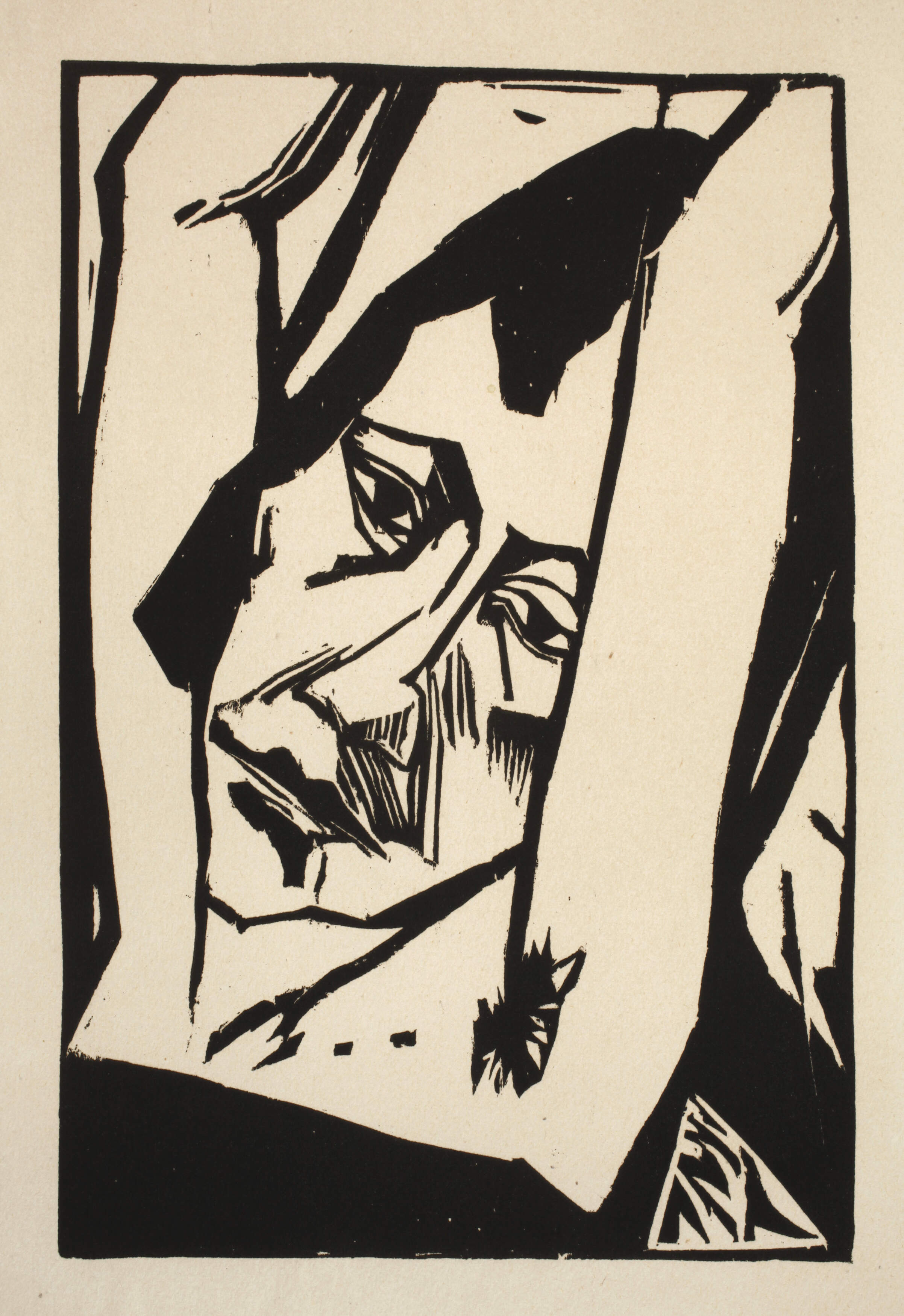 Erich Heckel, "Mädchenkopf"