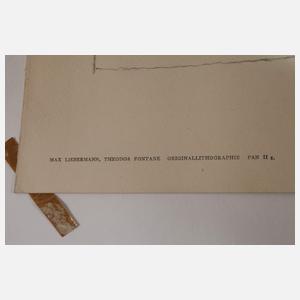 Max Liebermann, "Theodor Fontane"