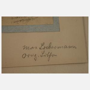 Max Liebermann, Paar Lithographien