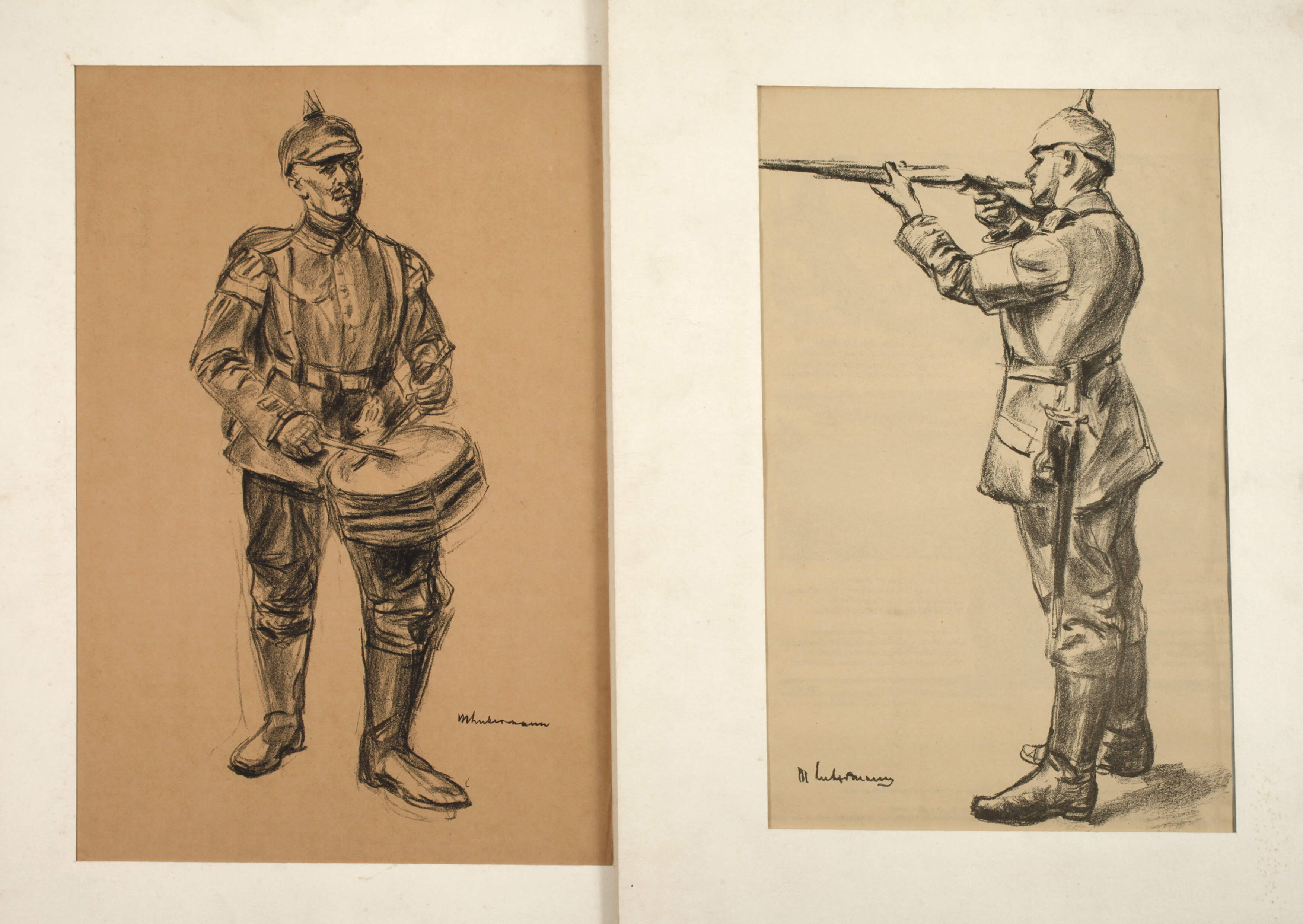 Max Liebermann, Paar Lithographien