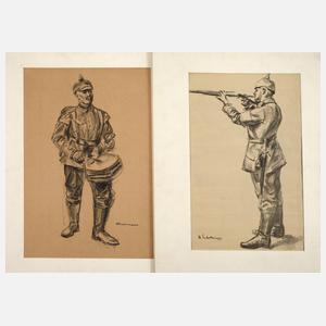 Max Liebermann, Paar Lithographien