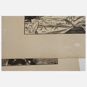 nach Edouard Manet, Paar Holzschnitte