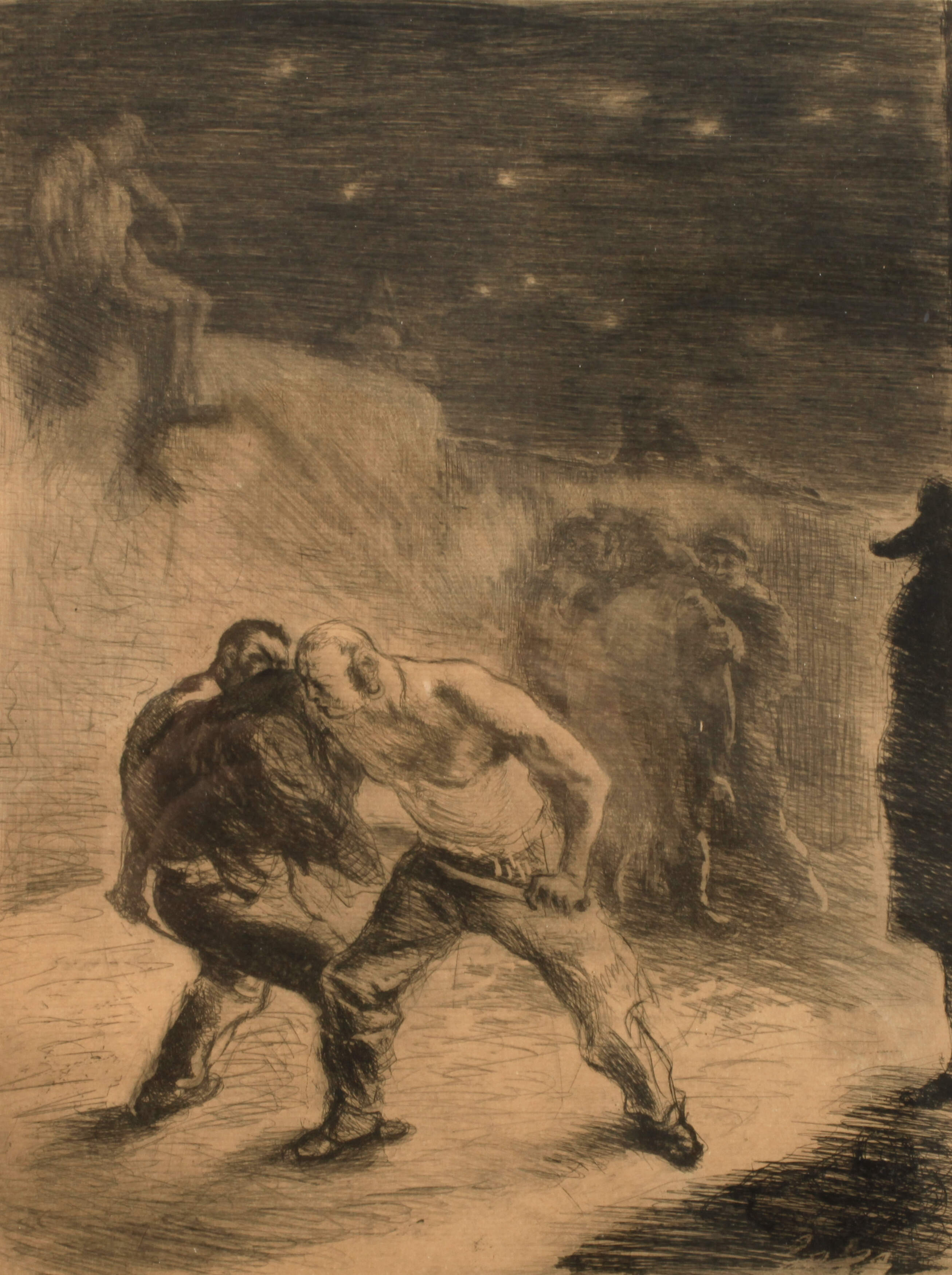 Max Slevogt, Nächtlicher Kampf