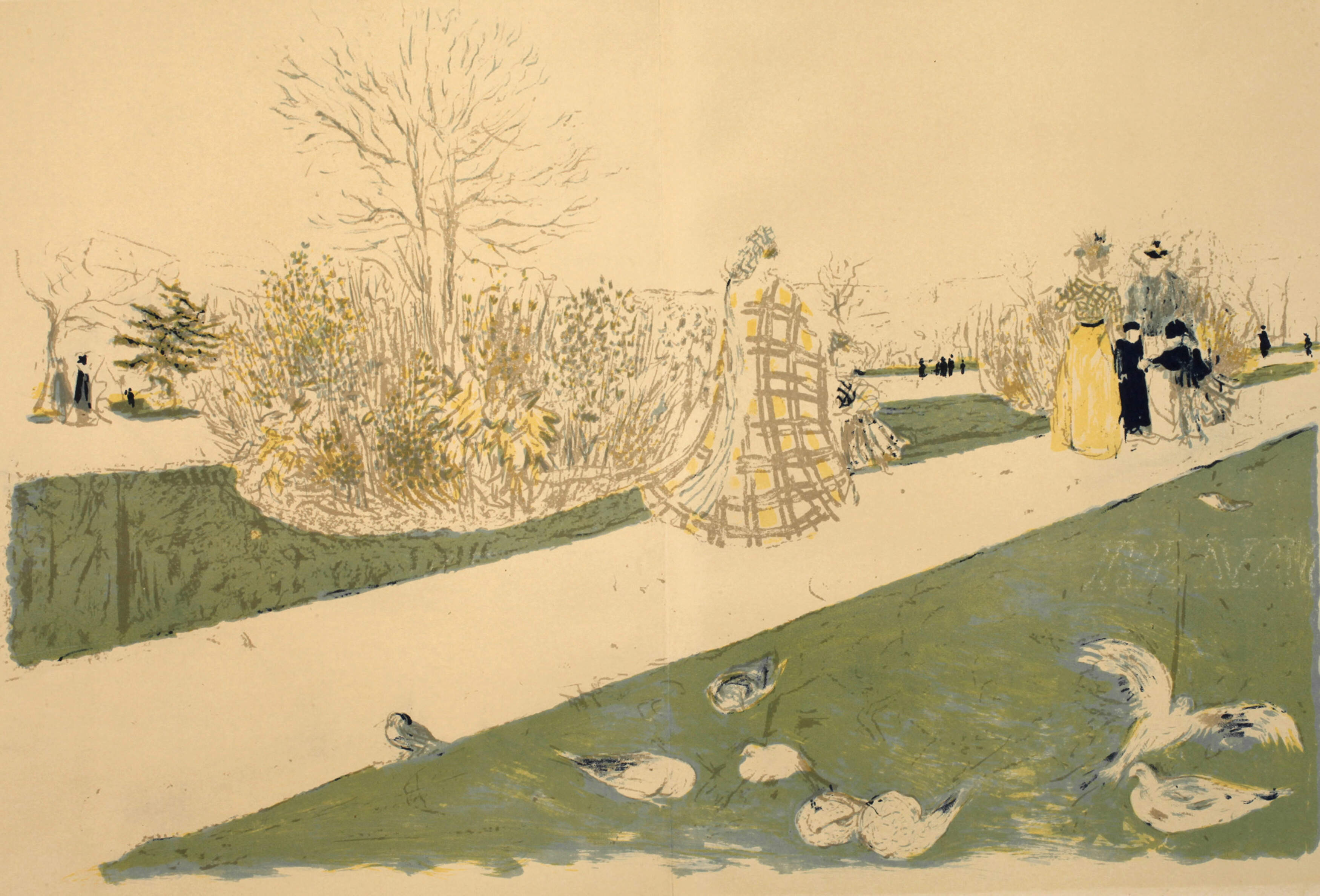 nach Éduard Vuillard, "Jardin des Tuilleries"