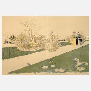 nach Éduard Vuillard, "Jardin des Tuilleries"