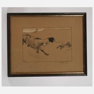 Otto Fikentscher, Kentauren bei der "Hasenjagd"