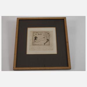 Michel Fingesten, Erotische Exlibris