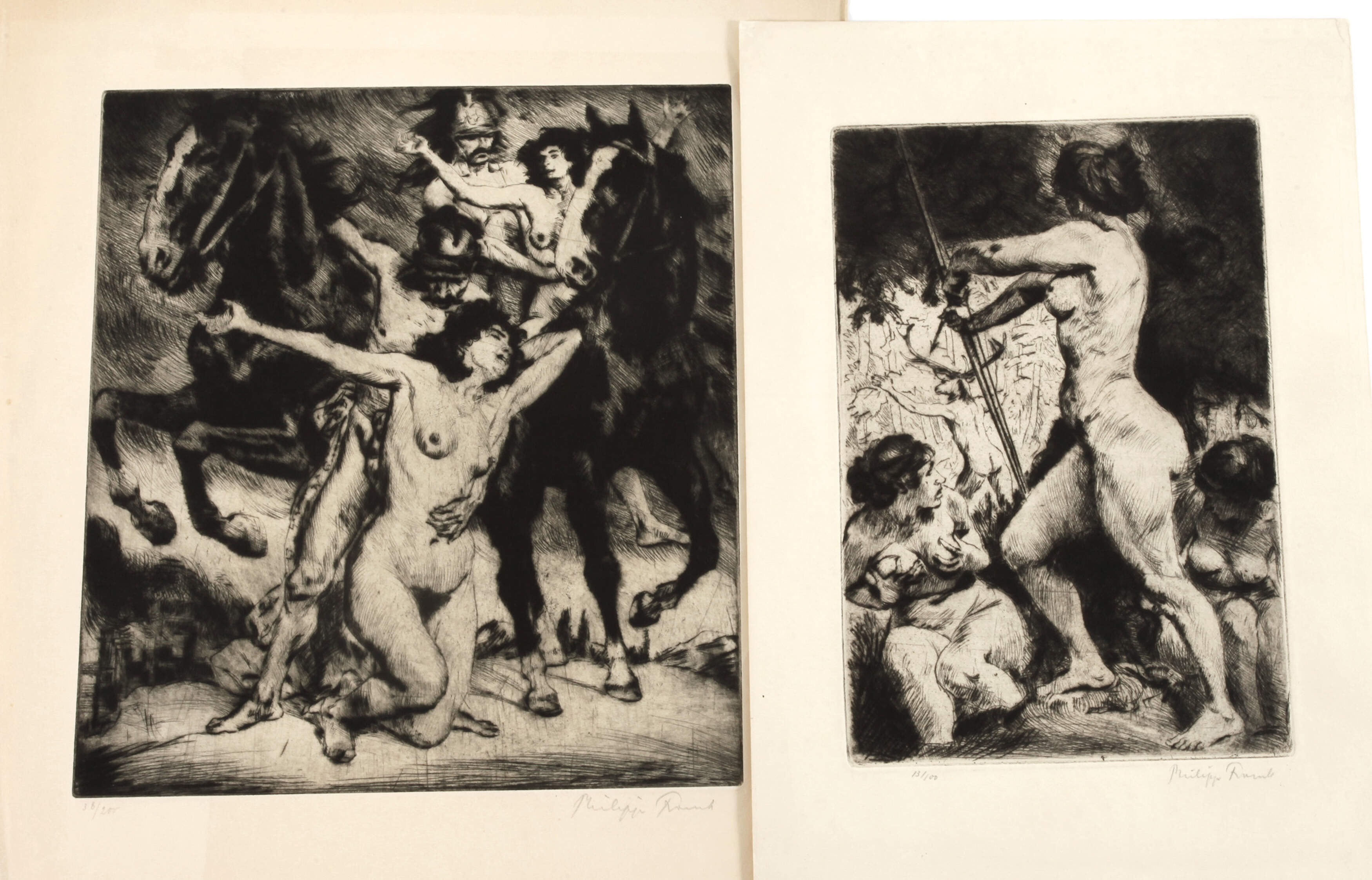 Philipp Franck, Paar Radierungen