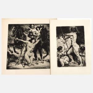 Philipp Franck, Paar Radierungen