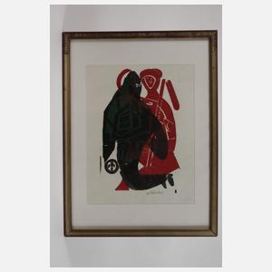 HAP Grieshaber, "Bauernpaar"