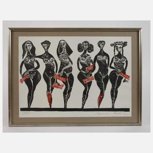 Karl-Heinz Hansen-Bahia, Frauenakte