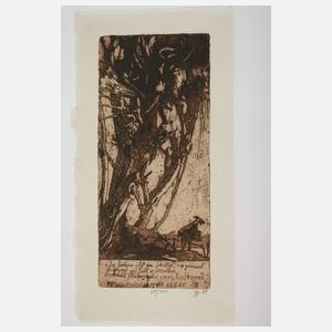 Horst Janssen, Konvolut Radierungen