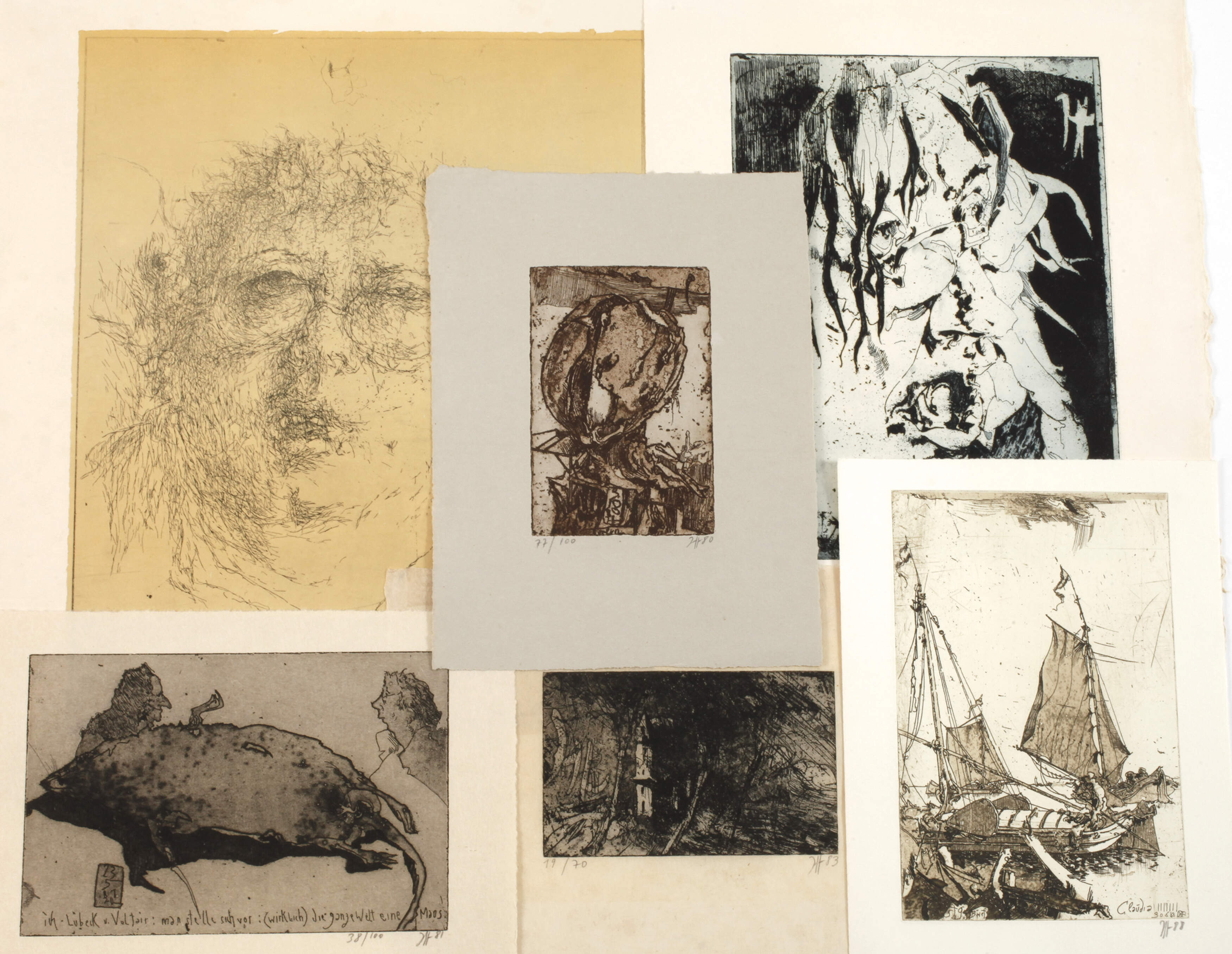 Horst Janssen, Graphikkonvolut