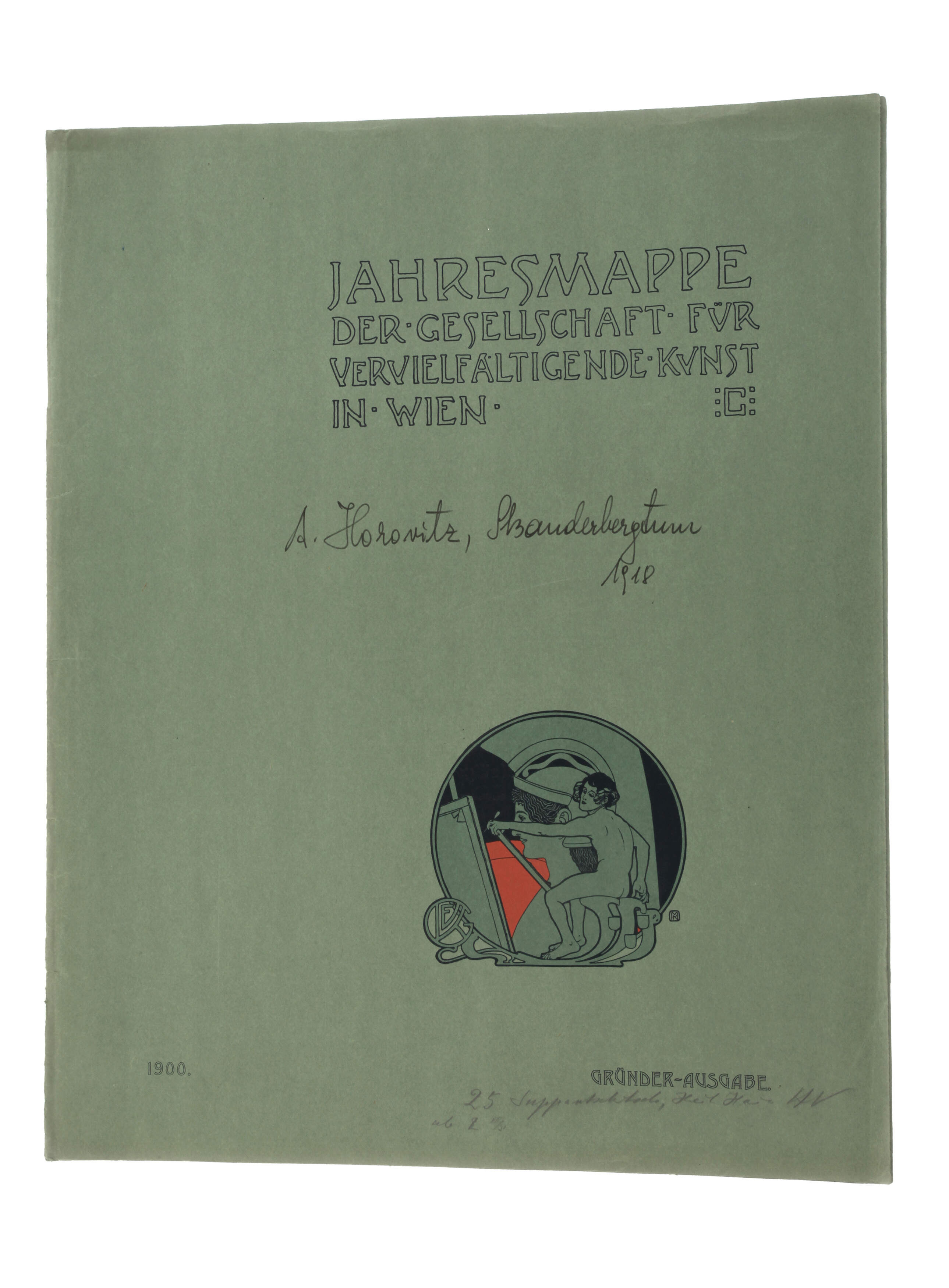 Umschlag mit Vignette von Koloman Moser