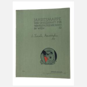 Umschlag mit Vignette von Koloman Moser