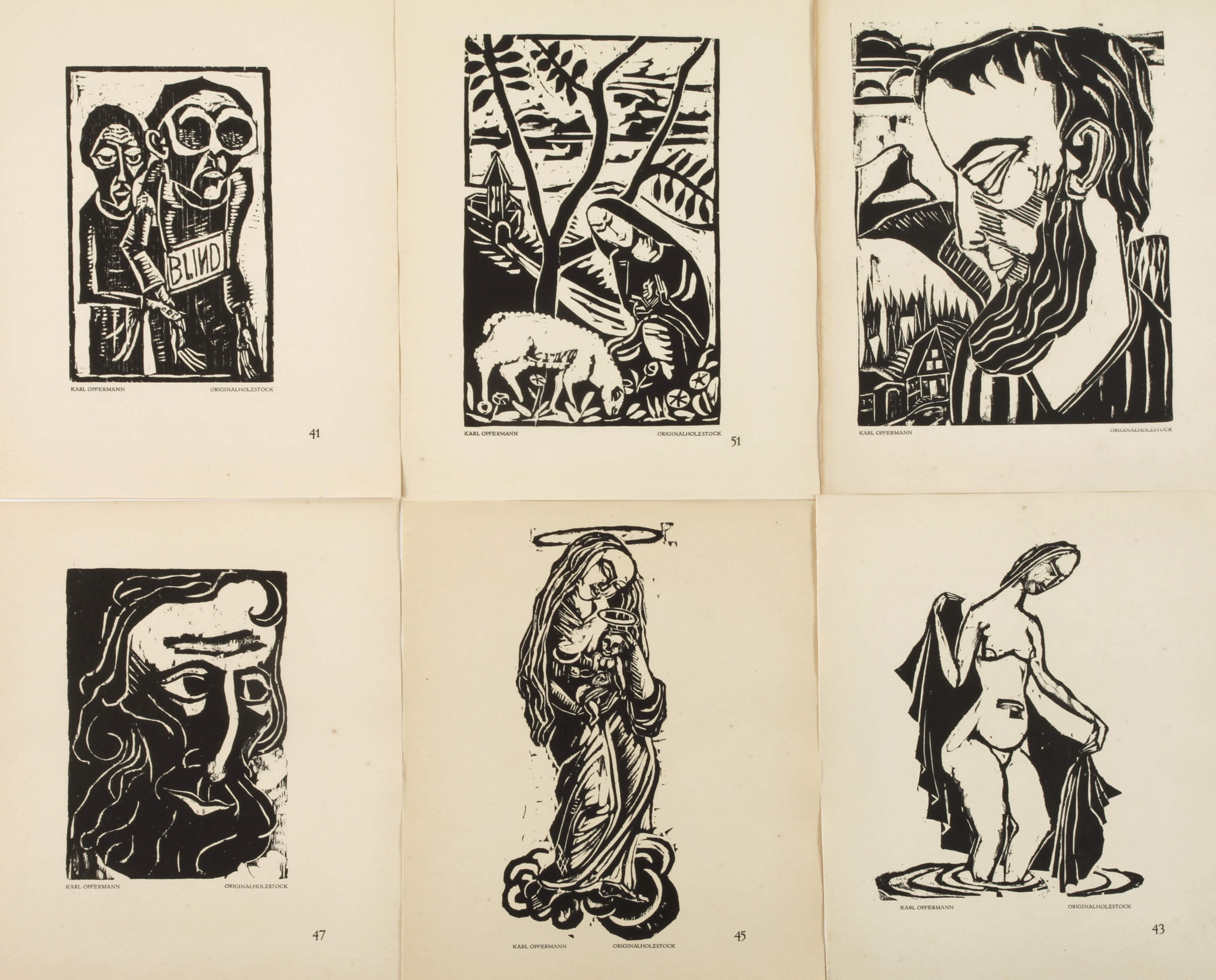 Karl Opfermann, Graphikkonvolut