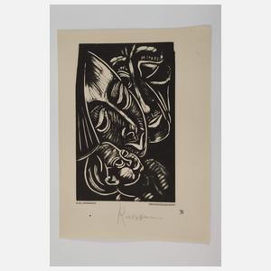 Karl Opfermann, Paar Holzschnitte