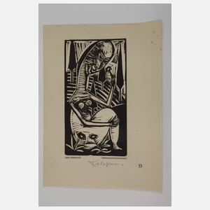 Karl Opfermann, Paar Holzschnitte