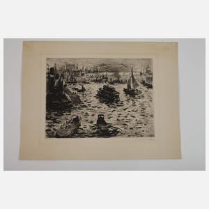 Paul Paeschke, Hamburger Hafen