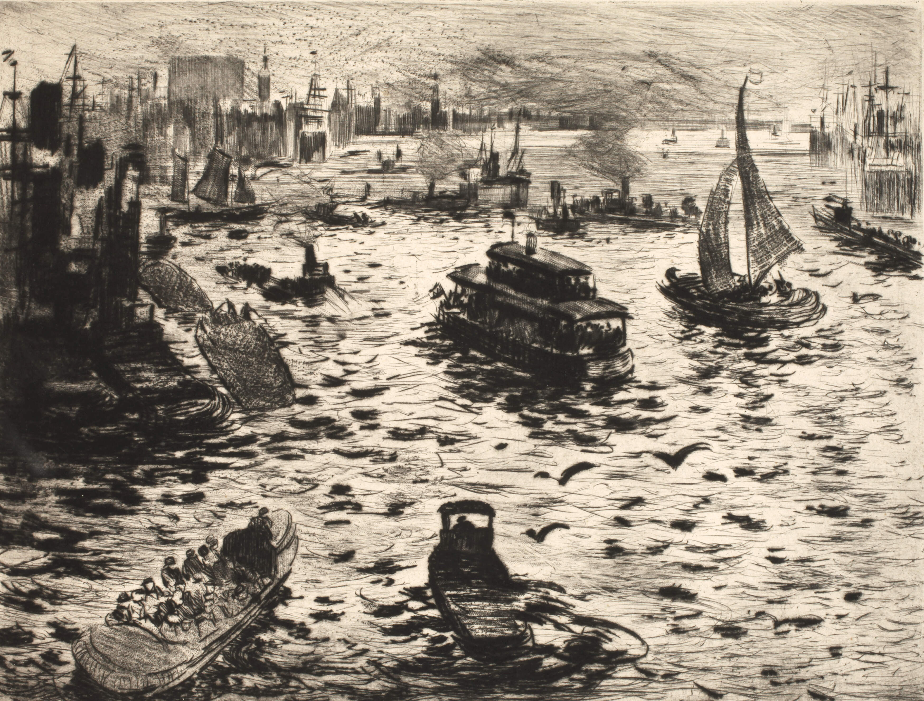 Paul Paeschke, Hamburger Hafen