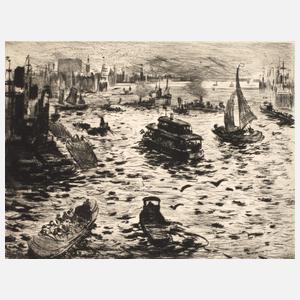 Paul Paeschke, Hamburger Hafen