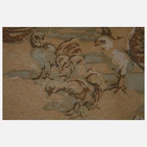 Emil Pottner, Henne mit ihren Küken