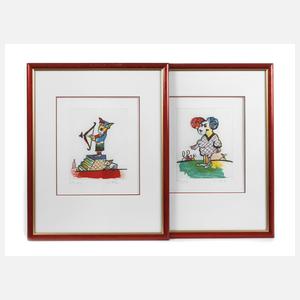 Otmar Alt , Paar Graphiken