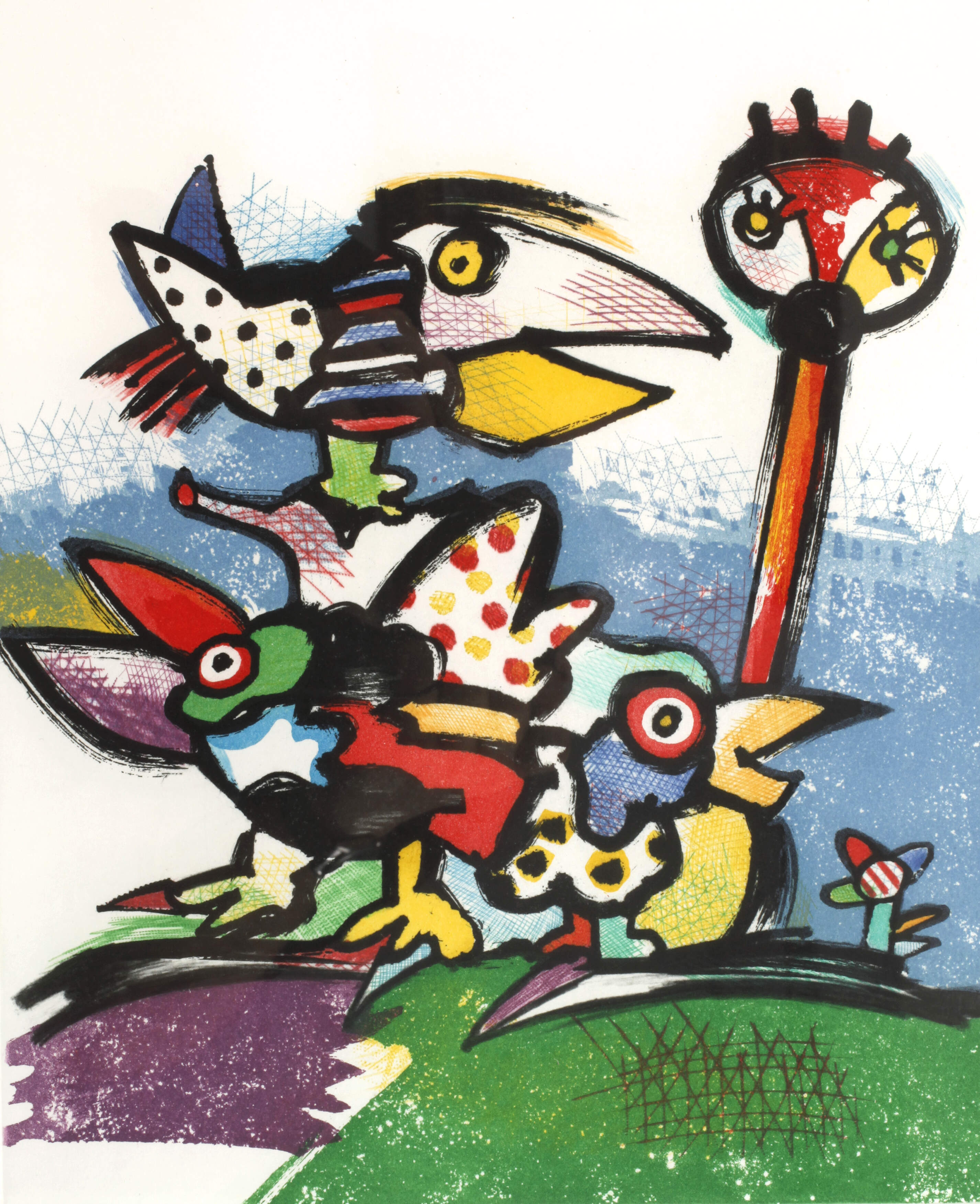 Otmar Alt, "Drei Freunde"