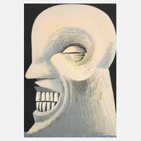 Horst Antes , "Portrait Louis Armstrong I"111