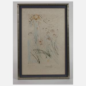 Salvador Dali, attr., "Die Geliebte weidet..."