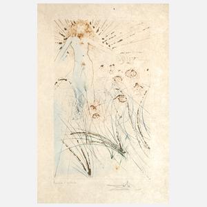 Salvador Dali, attr., "Die Geliebte weidet..."