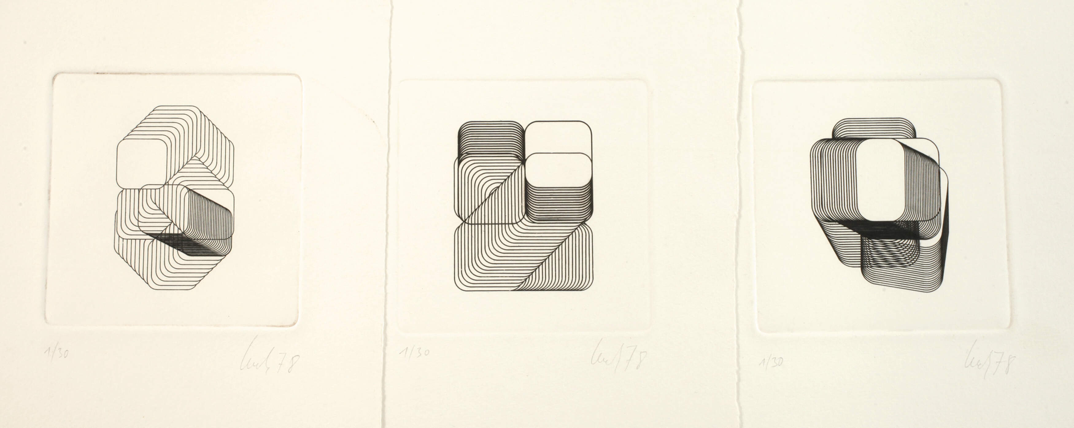 Thomas Lenk, drei Radierungen