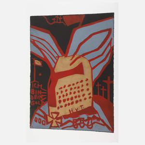 Jonathan Meese, "Hagen von Tronje..."