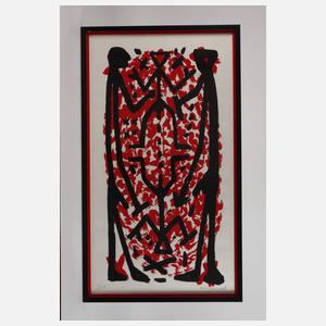 A. R. Penck, "Standard hoch"