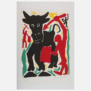 AR Penck, "Flagge zeigen"