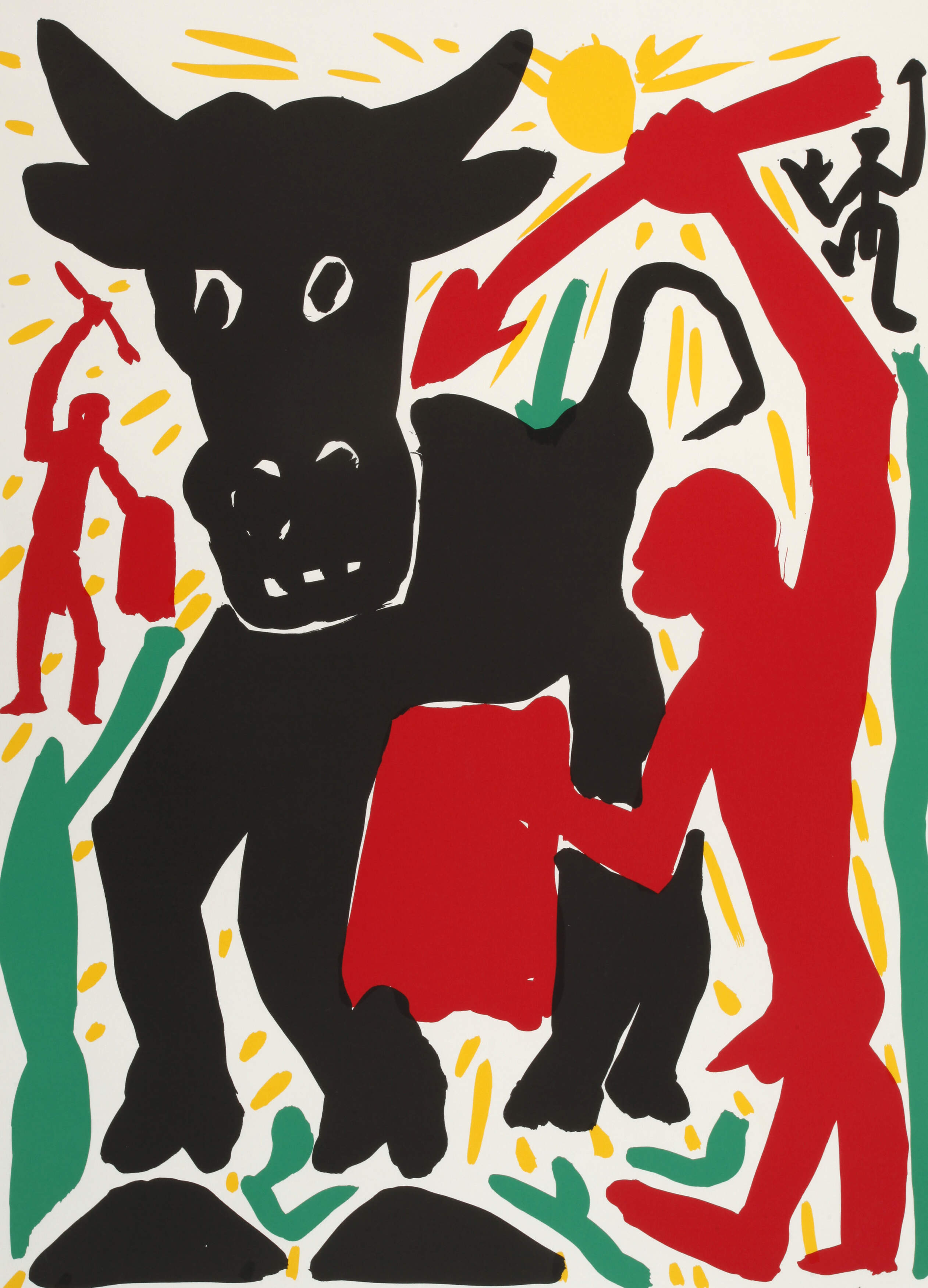 AR Penck, "Flagge zeigen"