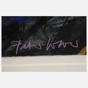 Peter Wever, "Umarmung auf Blau"