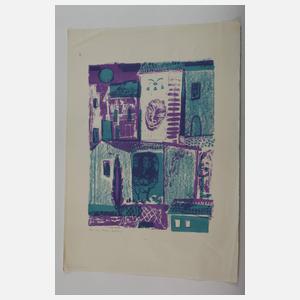 Konvolut moderne Künstlergraphik