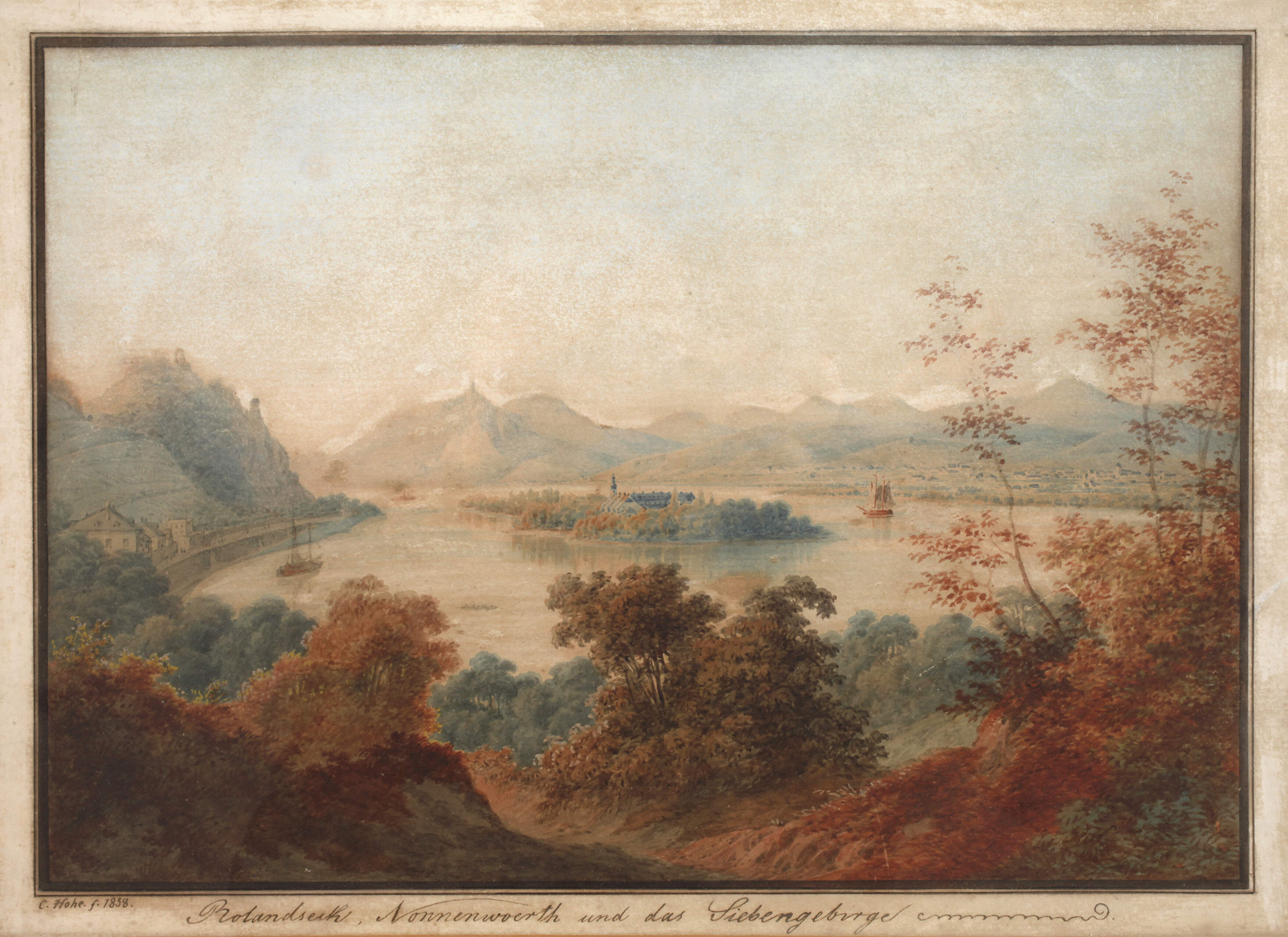 Christian Hohe, "Rolandseck, Nonnenwoerth..."