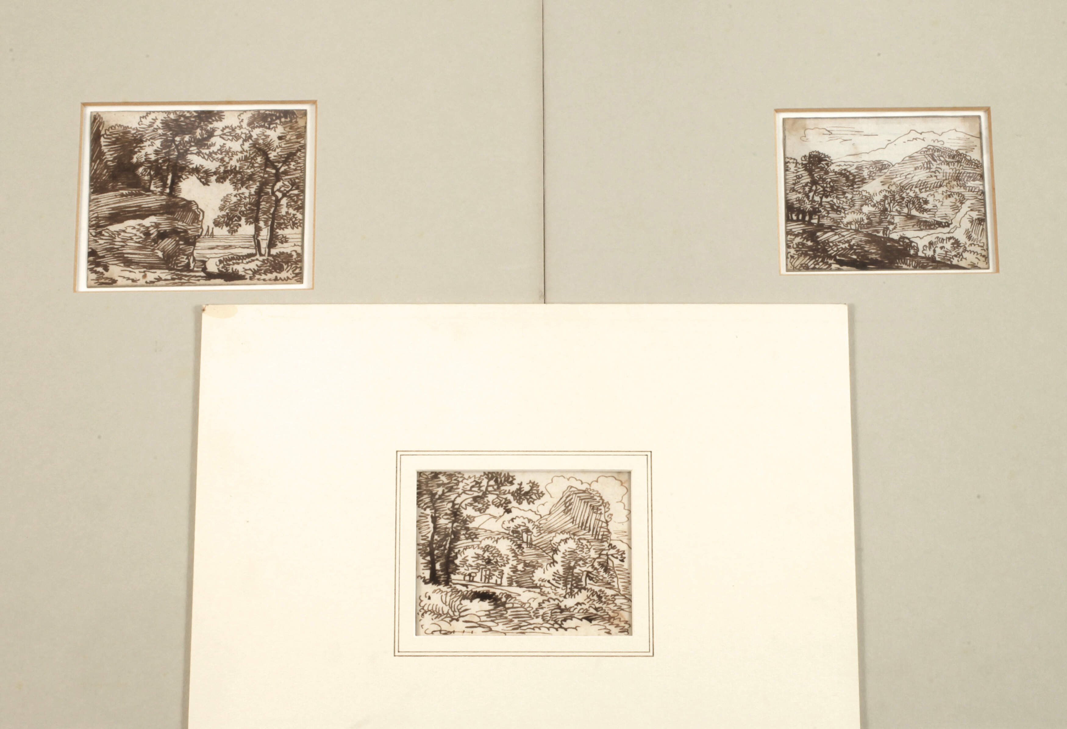 Ferdinand und Franz Kobell, attr., Zeichnungen