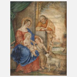 Heilige Familie mit dem Johannisknaben