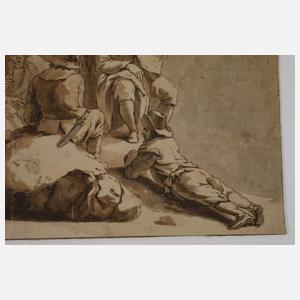 Gruppe von neun Reisenden