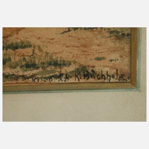 Karl Buchholz, Landschaft bei Weimar