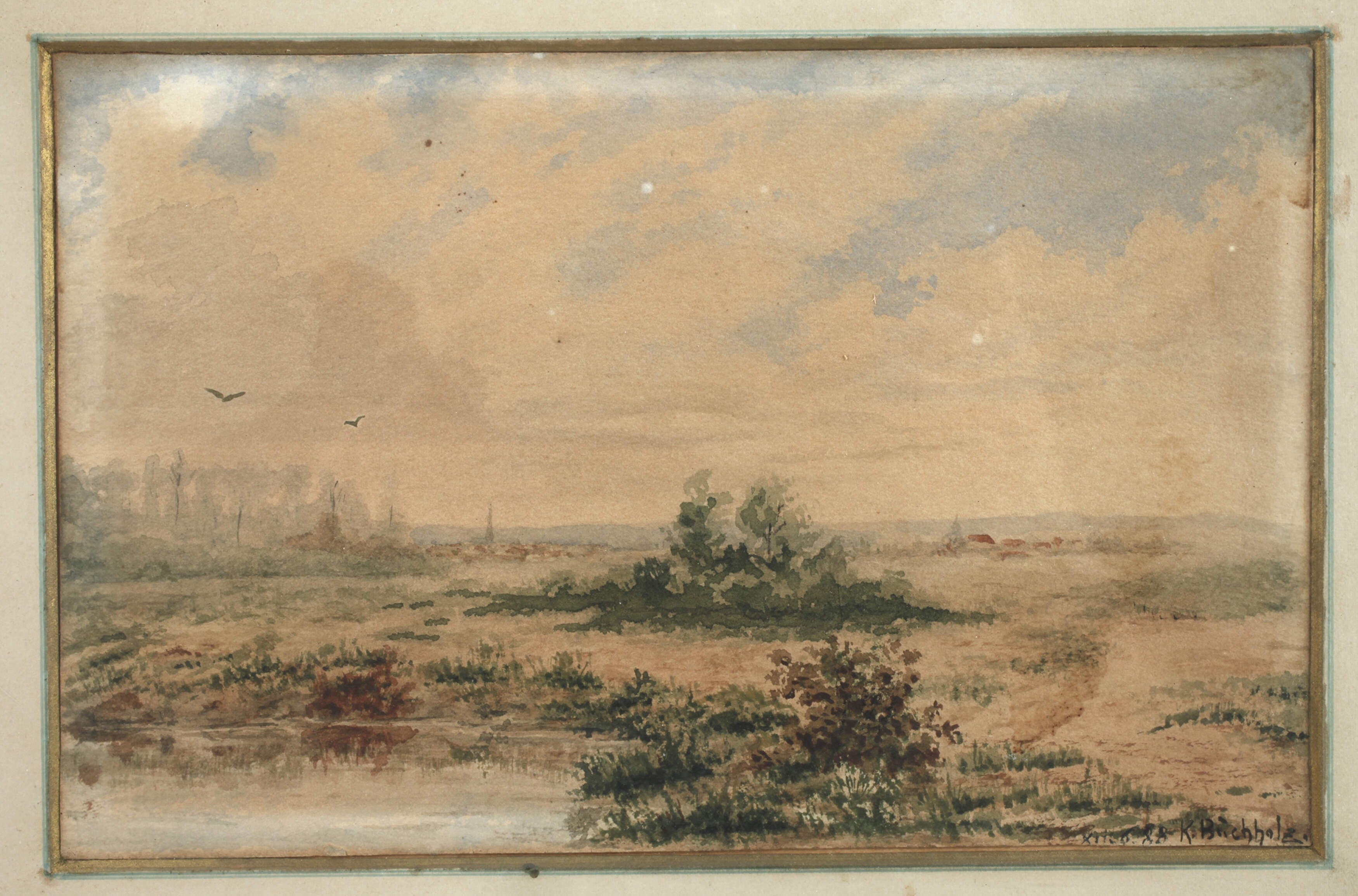 Karl Buchholz, Landschaft bei Weimar