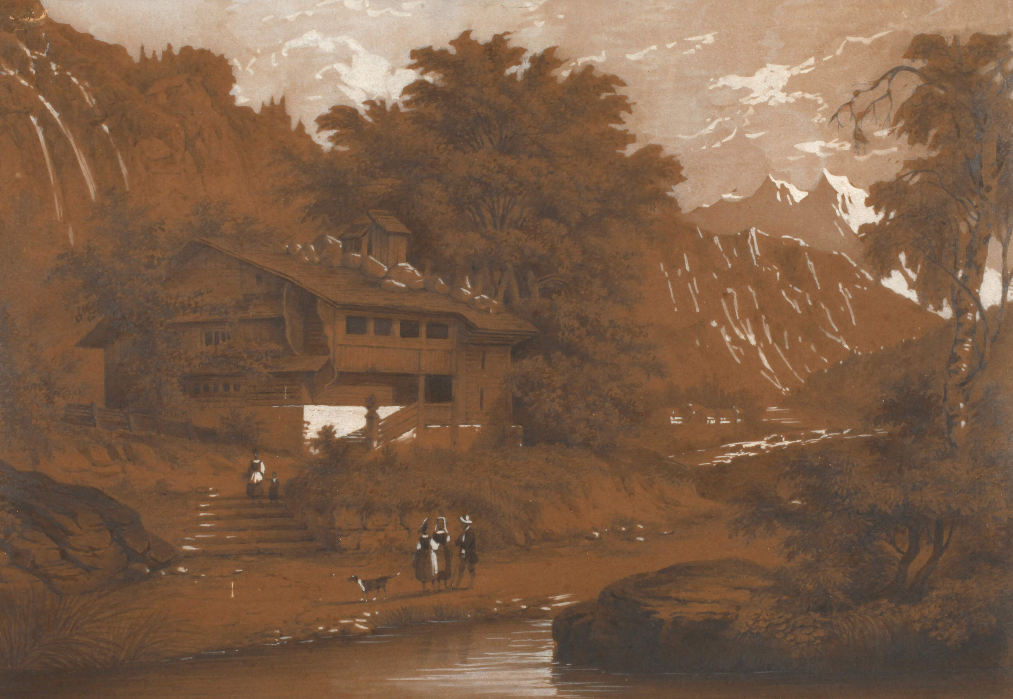 E. van Dude, "Tal in Oberhasli" Kanton Bern