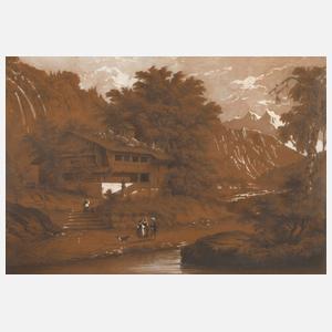 E. van Dude, "Tal in Oberhasli" Kanton Bern