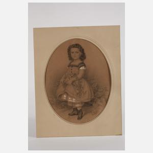 Albert Fulda, attr. , Mädchenbildnis